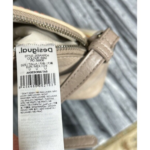 Desigual Crossbody Shoulder Bag Embroidered Mandalas Small - Picture 9 of 14